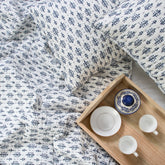 Booti Hand Block Print Kantha Quilt Blanket