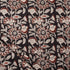 Brown Floral Hand Printed Bagru Fabric