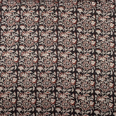 Brown Floral Hand Printed Bagru Fabric