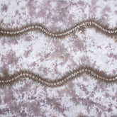 Brown Handmade Shibori Tie Dye Cotton Dress Fabric
