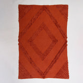 Brown Solid Hand Dyed Soft Throw Blanket for Couch, Beds