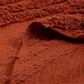Brown Solid Hand Dyed Soft Throw Blanket for Couch, Beds