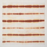 Brown Striped Hand Block Printed Cotton Napkins Cloth