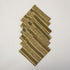 Brown Striped Hand Block Printed Cotton Table Napkin