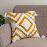 Curve Pattern Tufted Cushion Pillows Cover