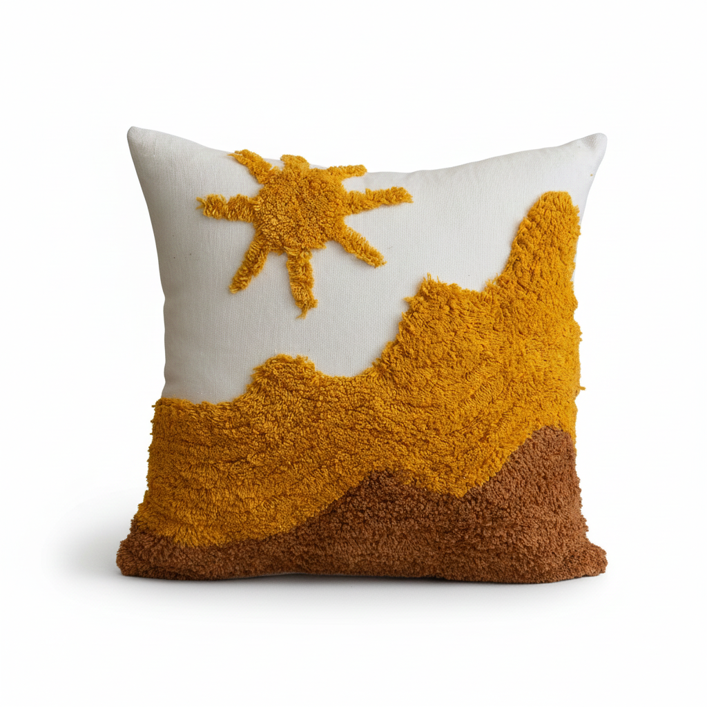 Sun &amp; Mountain Design Tufted Cushion Cover Online
