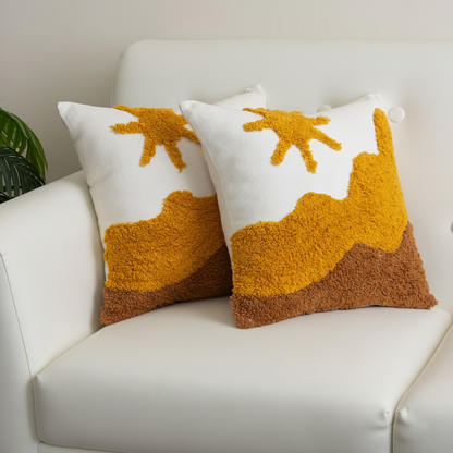 Sun &amp; Mountain Design Tufted Cushion Cover Online