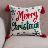 Christmas Tufted Cushion Cover - Holiday Decor Set of 2