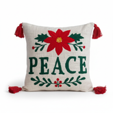 Tufted Cushion Cover for Christmas Set of 2