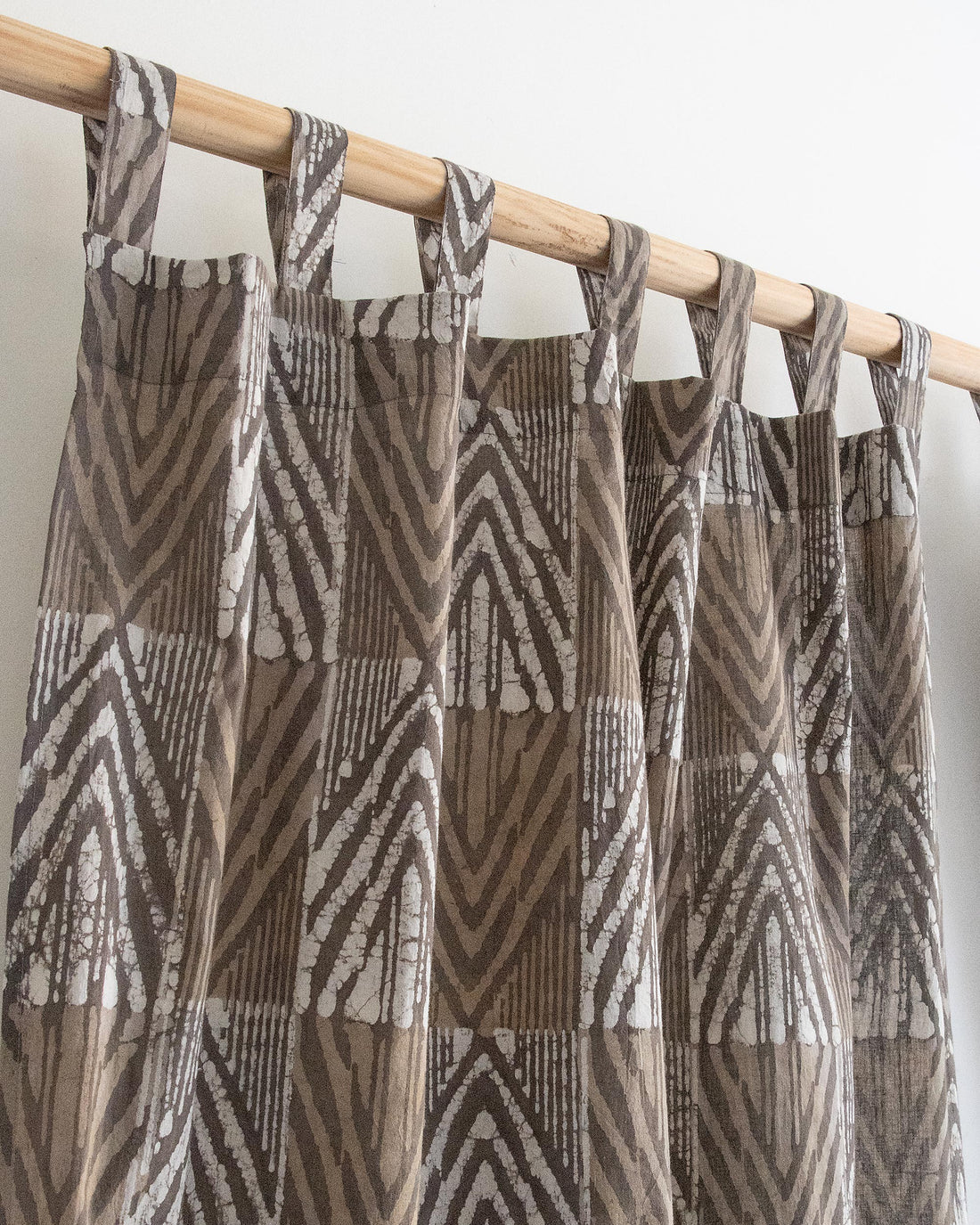 Cafe Curtain - Hand Block Printed Cotton Curtains Set