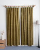 Check Block Printed Curtains for Home Decor