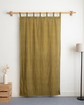 Check Block Printed Curtains for Home Decor