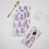 Christmas Decor Pink Booti Hand Printed Cotton Napkin