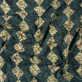 Cotton Hand Block Print Dabu Kantha Fabric