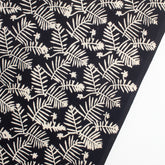 Cotton Hand Block Printed Black and White Fabrics