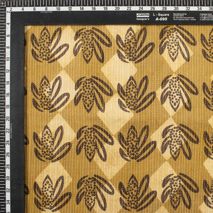 Cotton Hand Block Printed Dabu Kantha Fabric