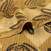 Cotton Hand Block Printed Dabu Kantha Fabric