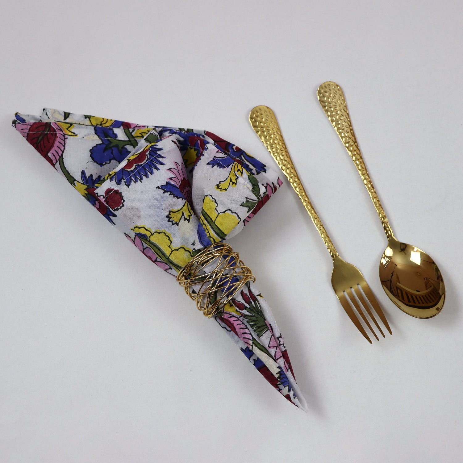 Cotton Hand Block Printed Dining Table Napkins