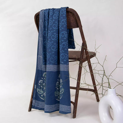 Cotton Hand Block Printed Dupatta for Ladies
