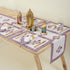 Cotton Hand Block Printed Floral Table Runner Set