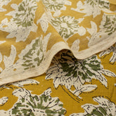 Cotton Jaipur Bagru Hand Block Printed Fabric