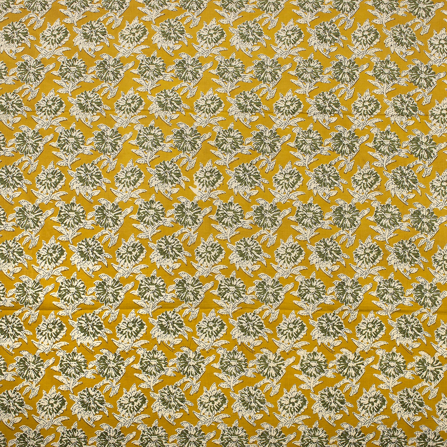 Cotton Jaipur Bagru Hand Block Printed Fabric