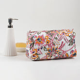 Cotton Set of 3 Travel Toiletry Bag with Pockets 