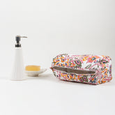 Cotton Set of 3 Travel Toiletry Bag with Pockets 