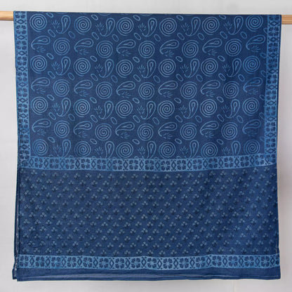 Indian Hand Block Printed Paisley Ladies Dupatta