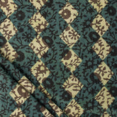 Dabu Block Printed Cotton Kantha Fabric By the Yard