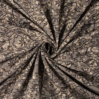 Dabu Block Printed Organic Cotton Natural Kantha Fabric