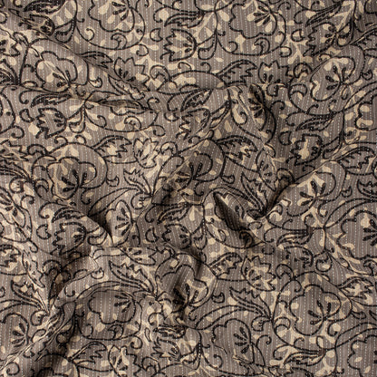 Dabu Block Printed Organic Cotton Natural Kantha Fabric