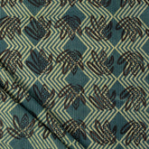 Dabu Cotton Hand Block Printed Floral Kantha Fabric