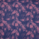 Dabu Dark Purple Hand Block Print Fabric
