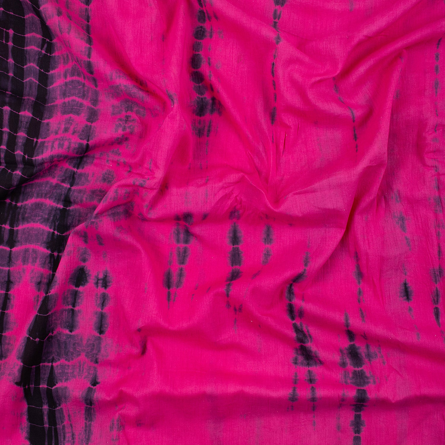 Dark Pink Tie Dye Shibori Fabric