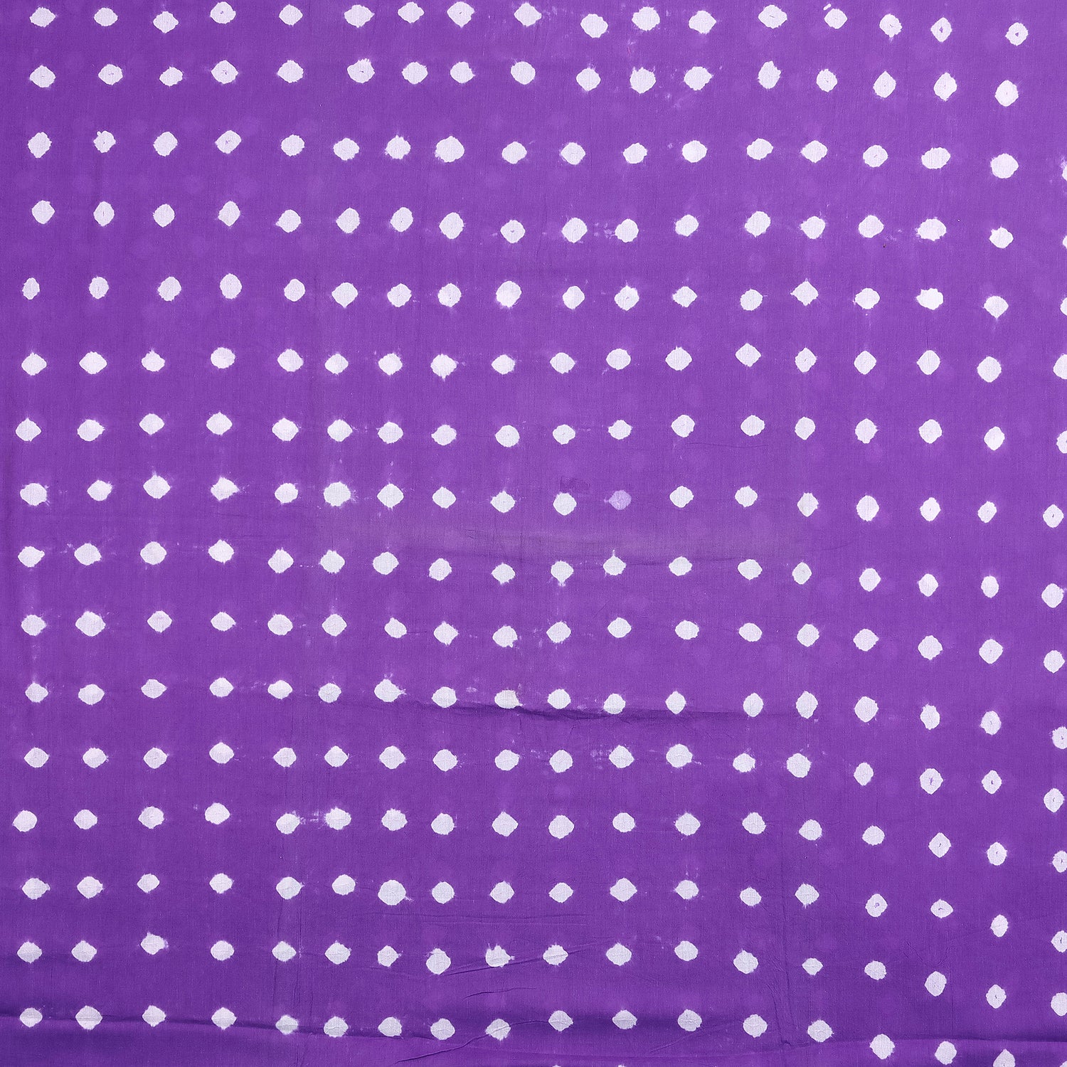 Dark Purple Pure Cotton Tie Dye Shibori Fabric