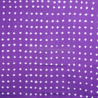 Dark Purple Pure Cotton Tie Dye Shibori Fabric