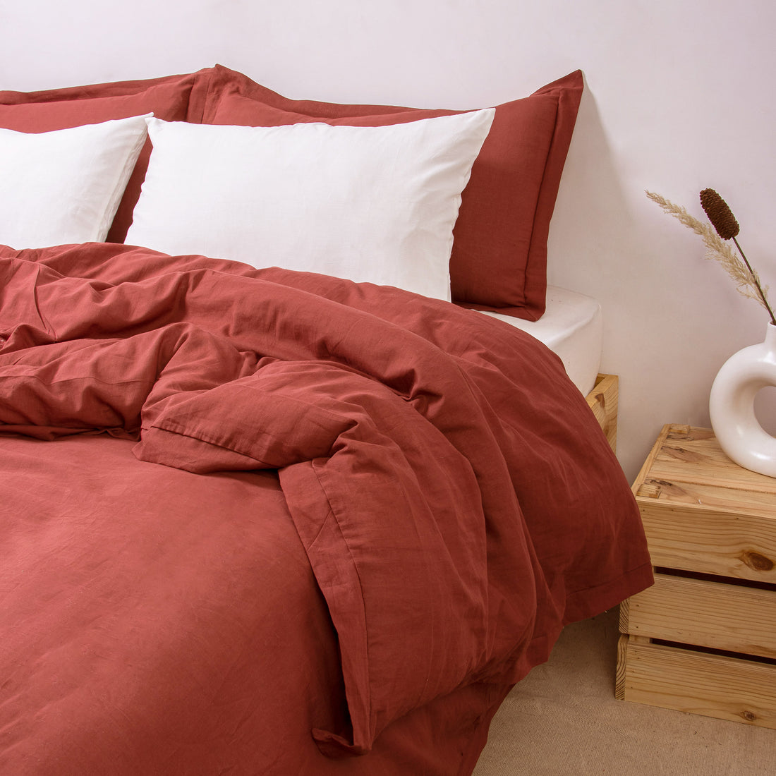 Decorative 100% Cotton Cover Duvet With Pillow Cover
