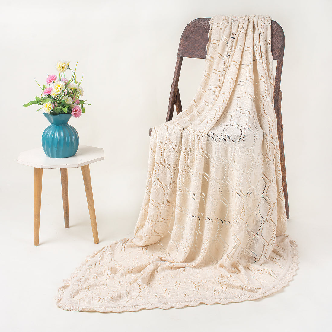 Decorative Cozy Knit Throw Blanket