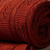 Decorative Handmade Maroon Sofa Throws