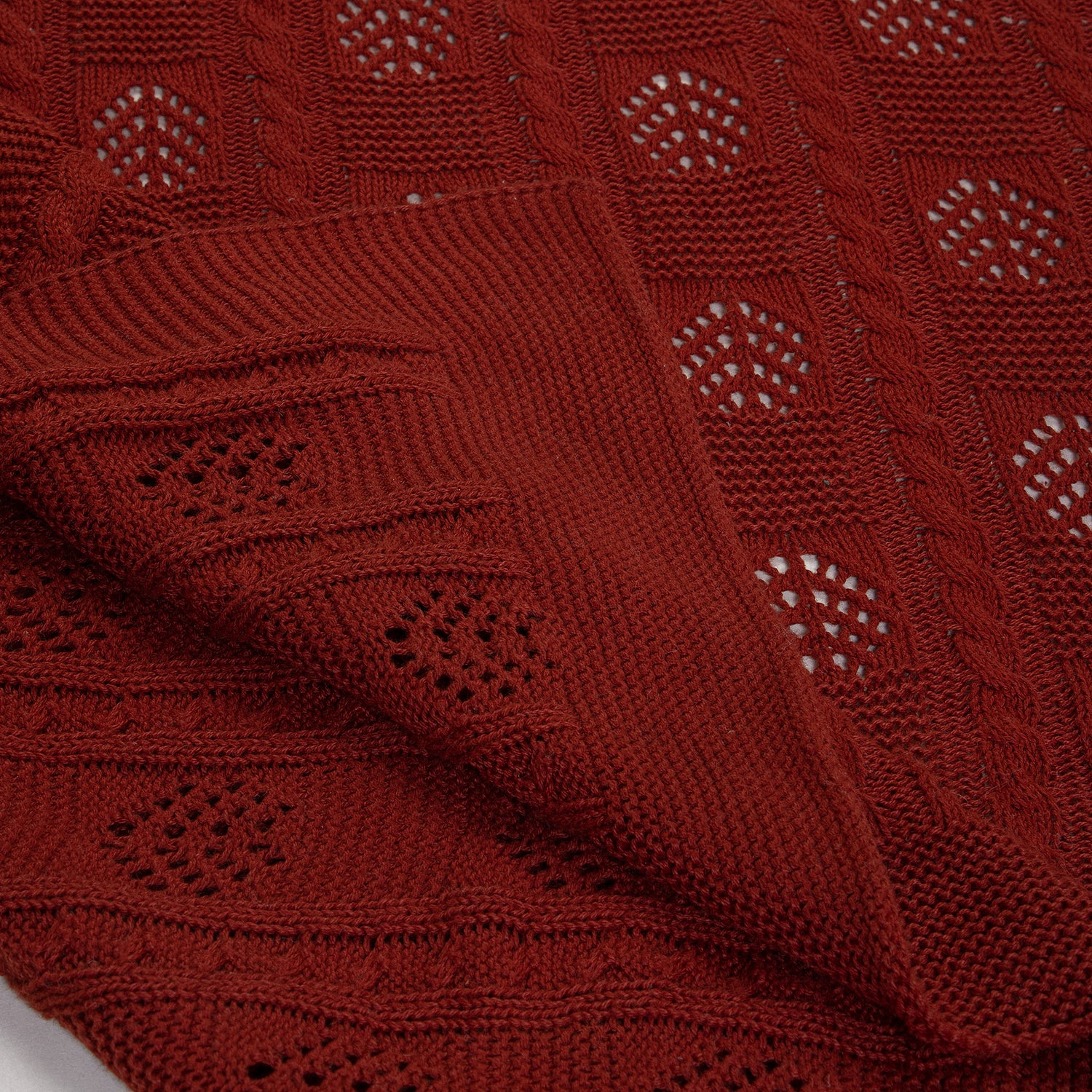 Decorative Handmade Maroon Sofa Throws