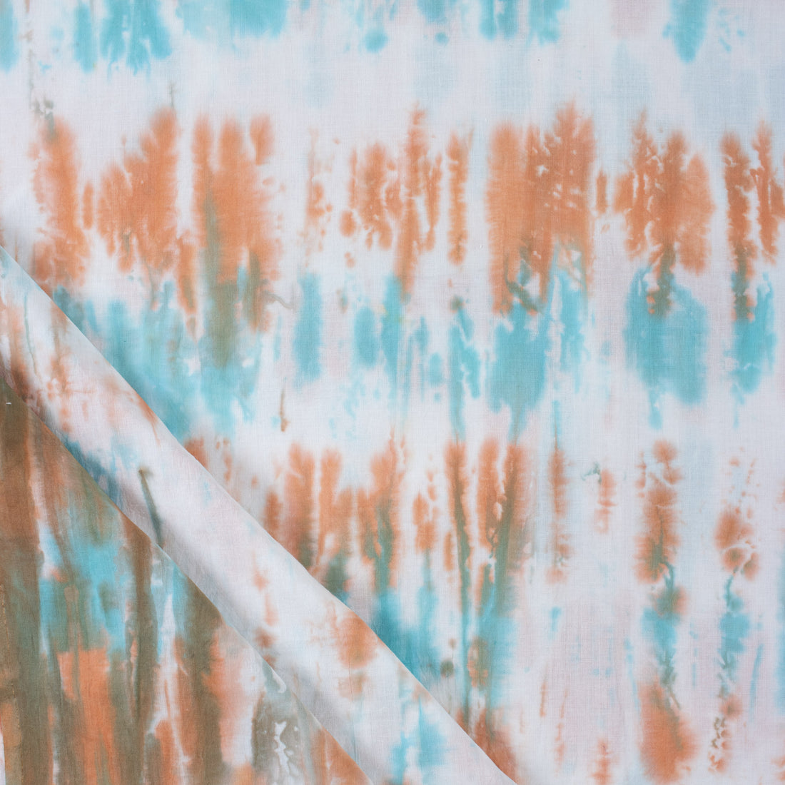 Decorative Multicolor Tie and Dye Cotton Fabric