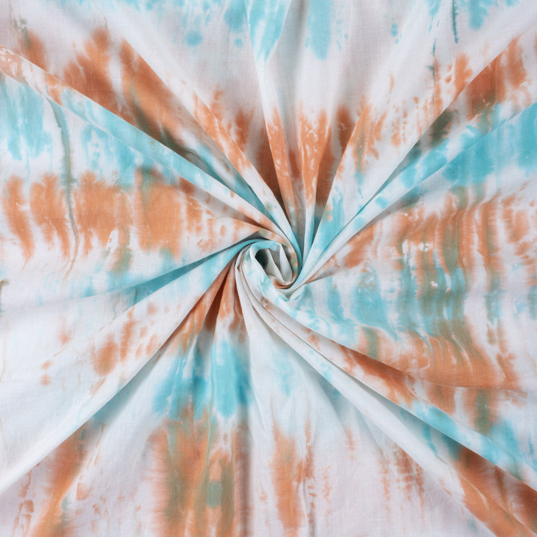 Decorative Multicolor Tie and Dye Cotton Fabric