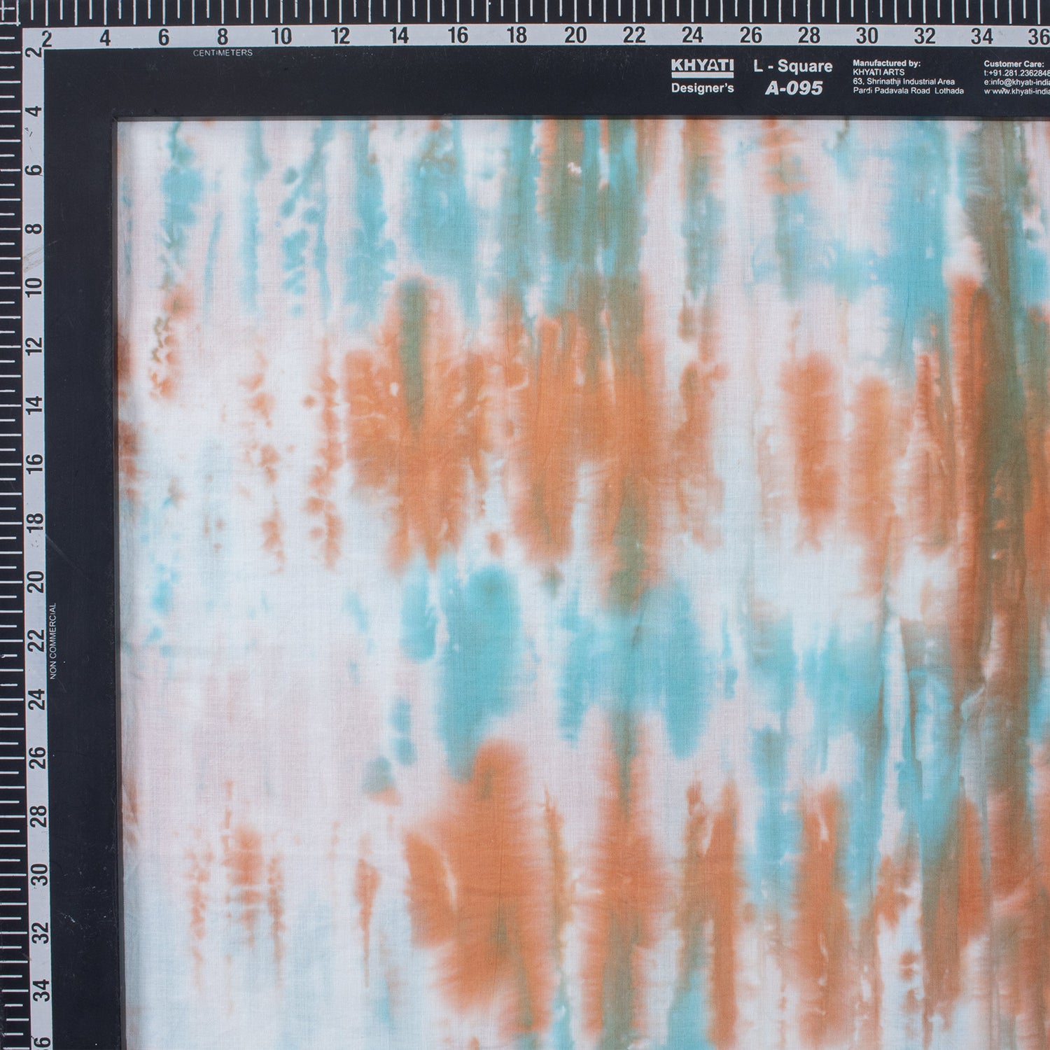 Decorative Multicolor Tie and Dye Cotton Fabric