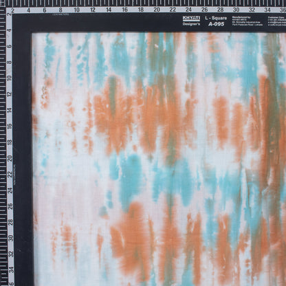 Decorative Multicolor Tie and Dye Cotton Fabric