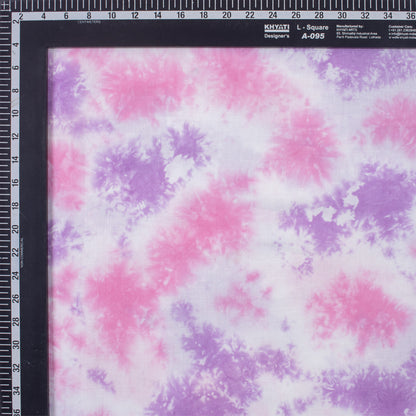 Decorative Pink Tie Dye Handmade Clothing Cotton Fabric