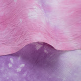 Decorative Pink Tie Dye Handmade Clothing Cotton Fabric