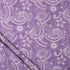 Decorative Purple Floral Hand Block Printed Bagru Fabric