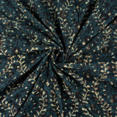 Designer Printed Pure Cotton Dabu Kantha Fabric