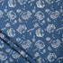 Discharge Hand Block Printed Pure Cotton Fabric